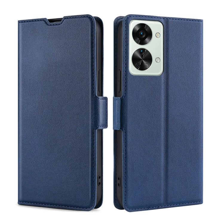 Ultra-thin Voltage Side Buckle Horizontal Flip Leather Phone Case