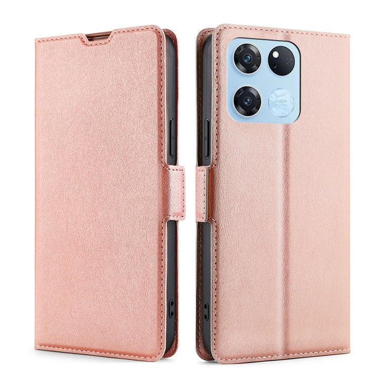 Ultra-thin Voltage Side Buckle Horizontal Flip Leather Phone Case