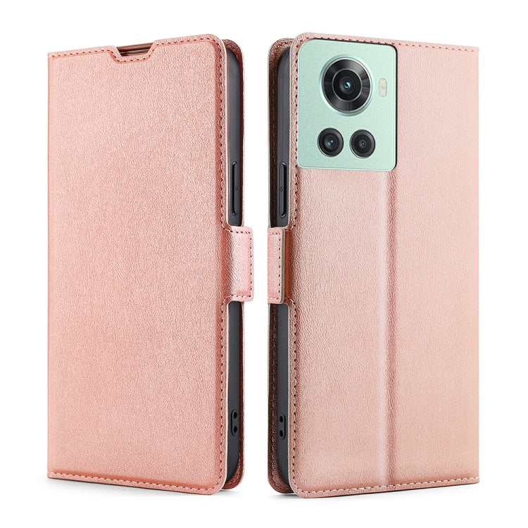 Ultra-thin Voltage Side Buckle Horizontal Flip Leather Phone Case