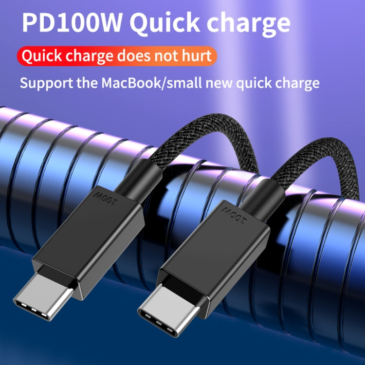 100W USB-C / Type-C to USB-C / Type-C Fast Charging Data Cable, 0.5m, 1m, 2m, 3m