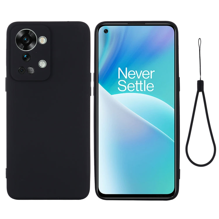 Pure Color Liquid Silicone Shockproof Phone Case, For OnePlus Nord 2T, For OPPO A36 / A76 / A96 4G