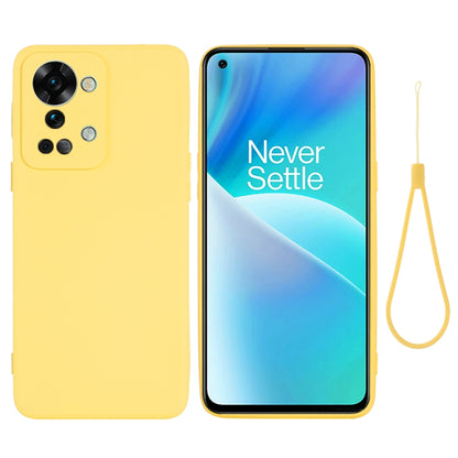 Pure Color Liquid Silicone Shockproof Phone Case, For OnePlus Nord 2T, For OPPO A36 / A76 / A96 4G