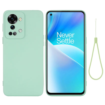 Pure Color Liquid Silicone Shockproof Phone Case, For OnePlus Nord 2T, For OPPO A36 / A76 / A96 4G