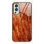 Wood Grain Glass Protective Case