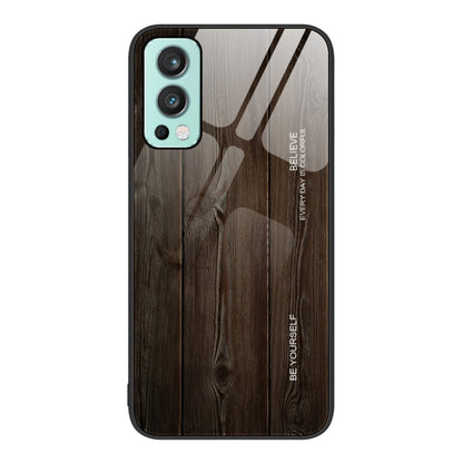 Wood Grain Glass Protective Case