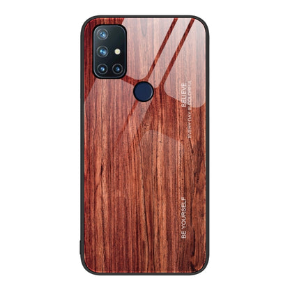 Wood Grain Glass Protective Case