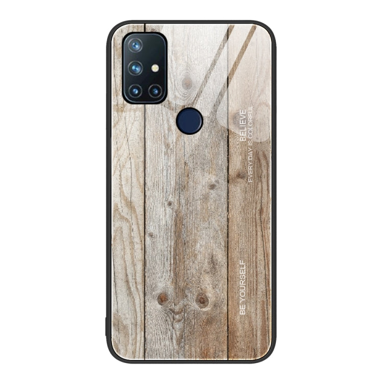 Wood Grain Glass Protective Case