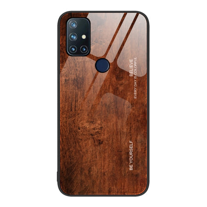 Wood Grain Glass Protective Case