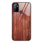 Wood Grain Glass Protective Case, For OnePlus Nord 2 5G, For OnePlus Nord N100, For OnePlus 10 Pro