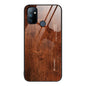 Wood Grain Glass Protective Case, For OnePlus Nord 2 5G, For OnePlus Nord N100, For OnePlus 10 Pro