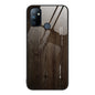 Wood Grain Glass Protective Case, For OnePlus Nord 2 5G, For OnePlus Nord N100, For OnePlus 10 Pro
