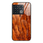 Wood Grain Glass Protective Case, For OnePlus Nord 2 5G, For OnePlus Nord N100, For OnePlus 10 Pro