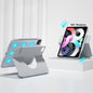 Front Stand Rotating Clear Back Smart Leather Tablet Case