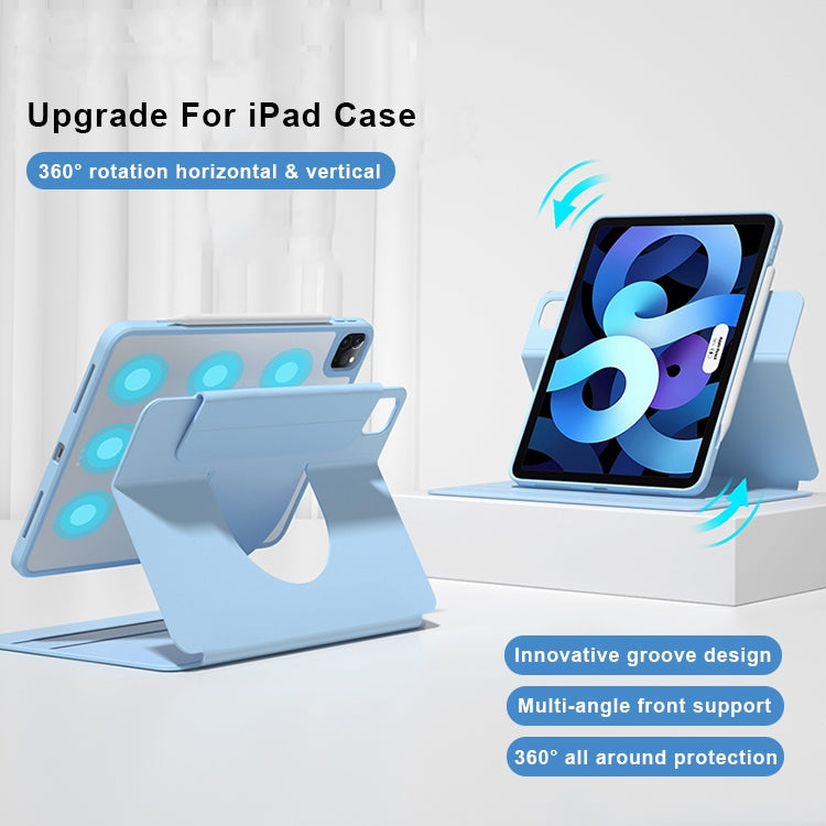 Front Stand Rotating Clear Back Smart Tablet Case