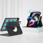 Front Stand Rotating Clear Back Smart Leather Tablet Case