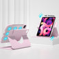Front Stand Rotating Clear Back Smart Leather Tablet Case