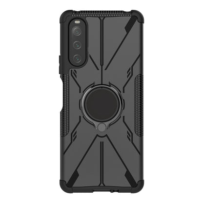 Armor Bear Shockproof PC + TPU Phone Case with Ring