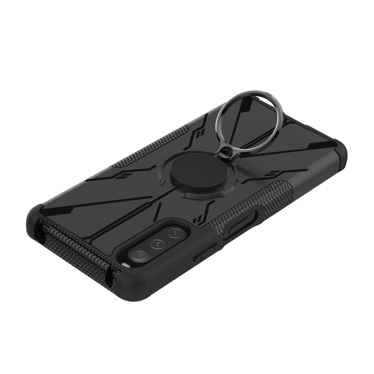 Armor Bear Shockproof PC + TPU Phone Case with Ring