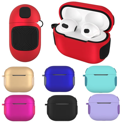 2 in 1 Matte Texture Contrast Color PC + TPU Earphone Case