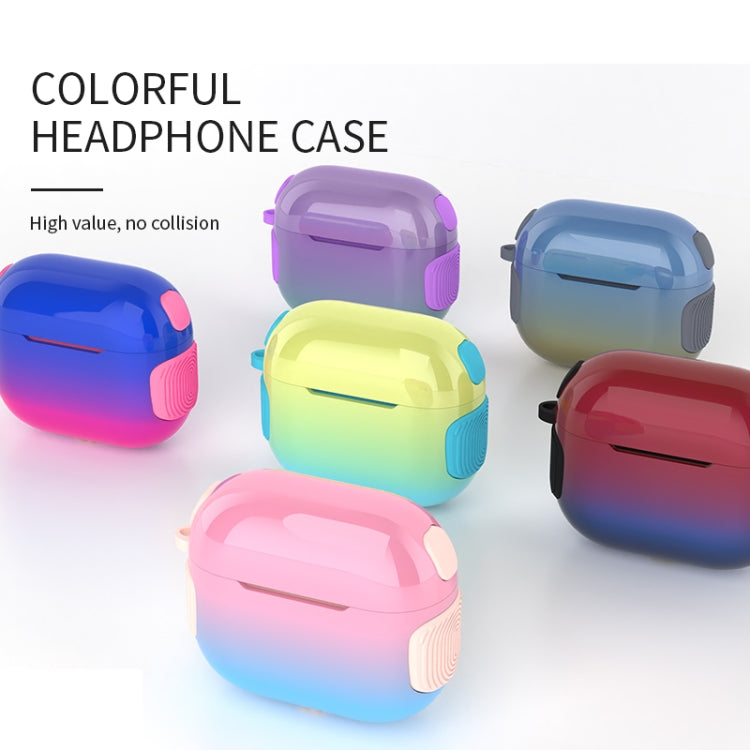 2 in 1 Varnish Colorful PC + TPU Earphone Case