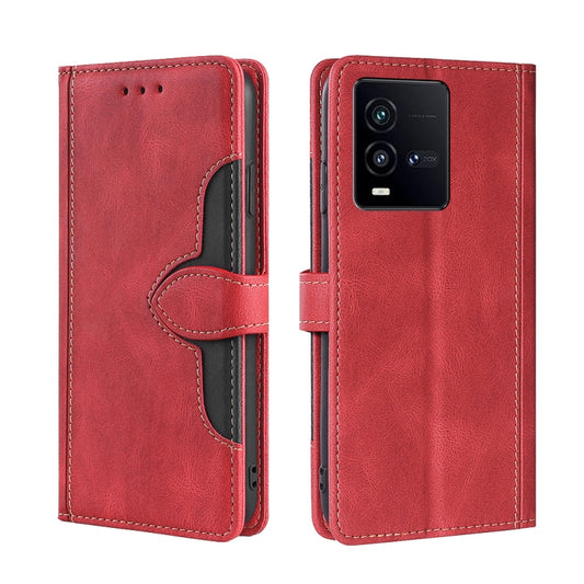 Skin Feel Magnetic Buckle Leather Phone Case