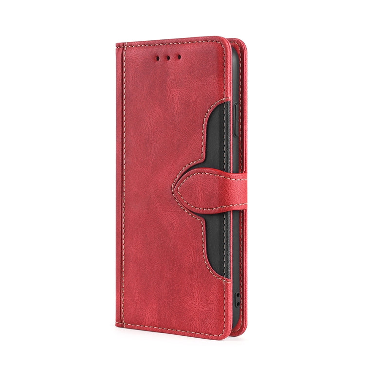 Skin Feel Magnetic Buckle Leather Phone Case