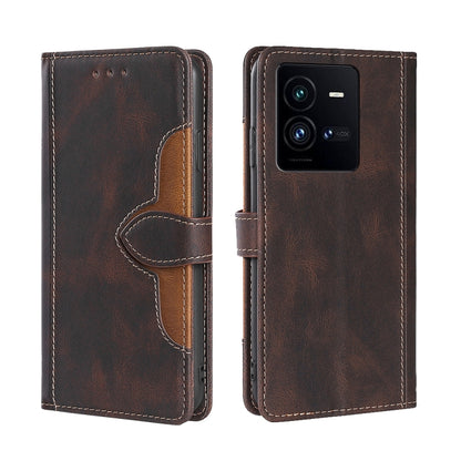 Skin Feel Magnetic Buckle Leather Phone Case