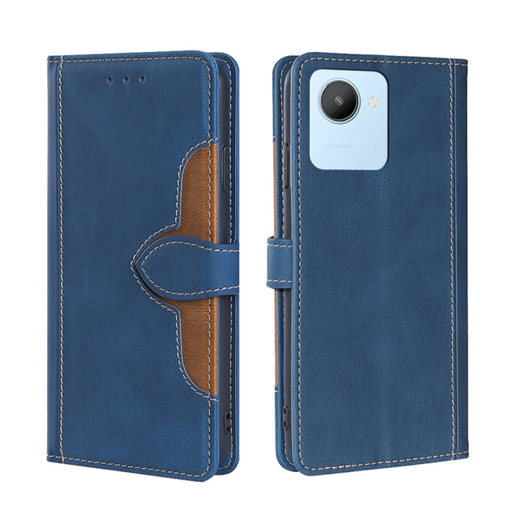 Skin Feel Magnetic Buckle Leather Phone Case