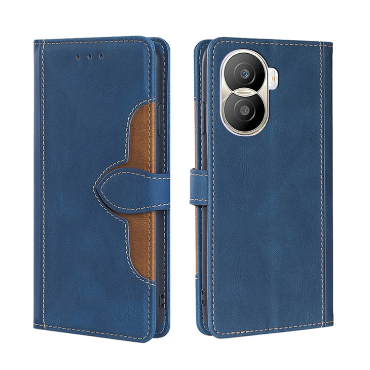 Skin Feel Magnetic Buckle Leather Phone Case