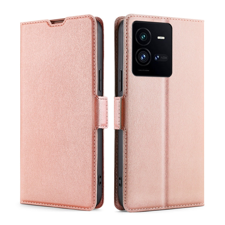 Ultra-thin Voltage Side Buckle Leather Phone Case