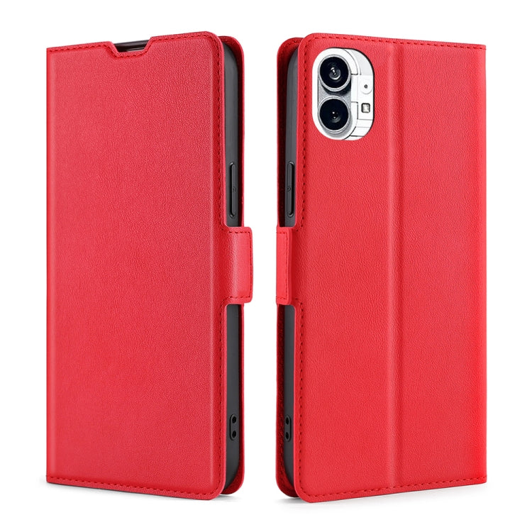 Ultra-thin Voltage Side Buckle Leather Phone Case