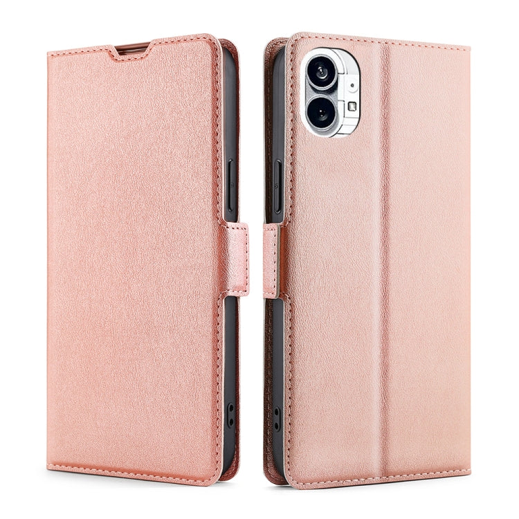 Ultra-thin Voltage Side Buckle Leather Phone Case