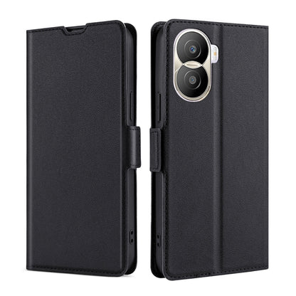 Ultra-thin Voltage Side Buckle Leather Phone Case, For vivo iQOO 10, For vivo iQOO 10 Pro 5G, For OnePlus 10T, For Realme C30 4G/Narzo 50i Prime, For Honor X40i
