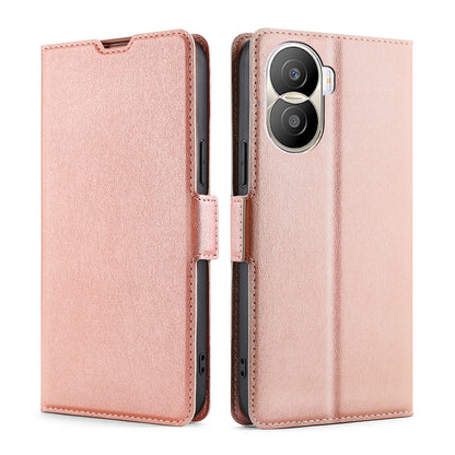 Ultra-thin Voltage Side Buckle Leather Phone Case