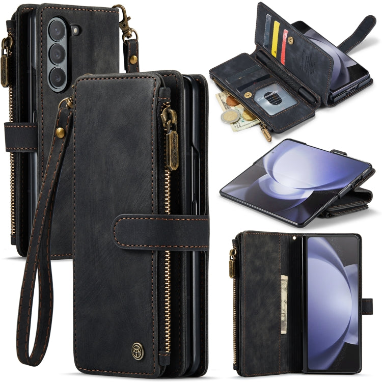 CaseMe C30 Multifunctional Card Slots Zipper Phone Leather Phone Case