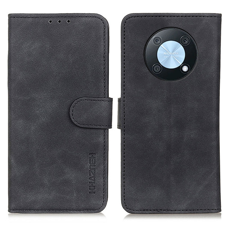 KHAZNEH Retro Texture Horizontal Flip Leather Phone Case, For Huawei Nova Y90/Enjoy 50 Pro, For ZTE Axon 40 Pro