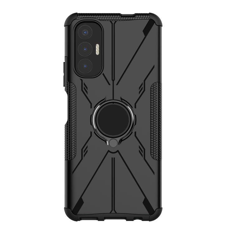 Armor Bear Shockproof PC + TPU Phone Case with Ring Holder