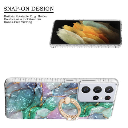 Ring Holder 2.0mm Airbag TPU Phone Case, For Samsung Galaxy S21 Ultra 5G