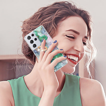 Ring Holder 2.0mm Airbag TPU Phone Case, For Samsung Galaxy S21 Ultra 5G