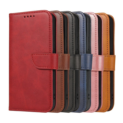 Calf Texture Buckle Flip Leather Phone Case