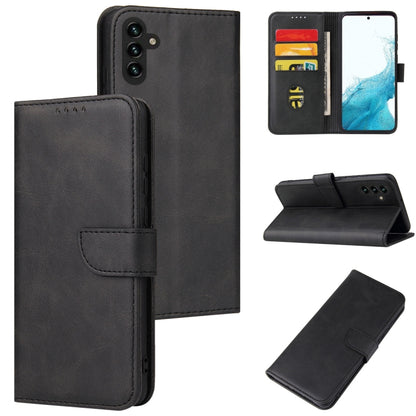 Calf Texture Buckle Flip Leather Phone Case