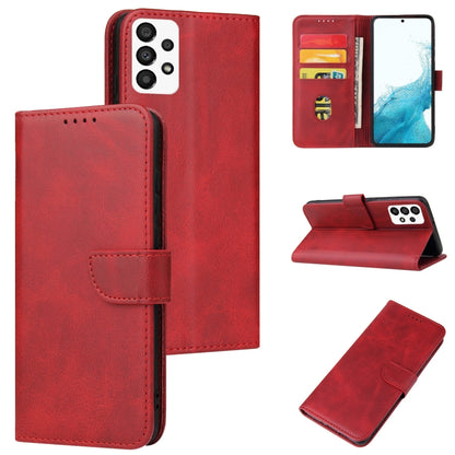 Calf Texture Buckle Flip Leather Phone Case