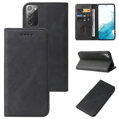 Calf Texture Magnetic Flip Leather Phone Case