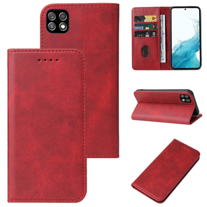 Calf Texture Magnetic Flip Leather Phone Case