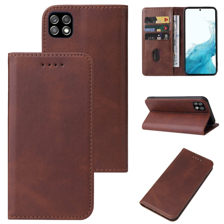 Calf Texture Magnetic Flip Leather Phone Case