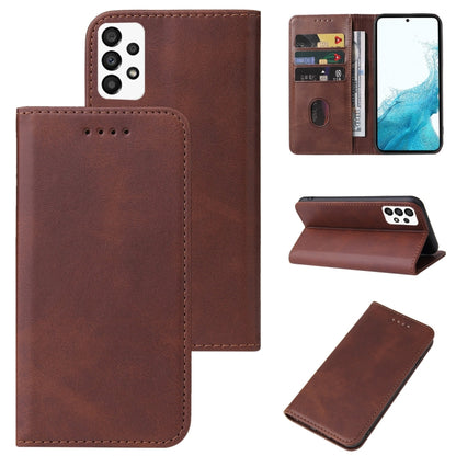 Calf Texture Magnetic Flip Leather Phone Case