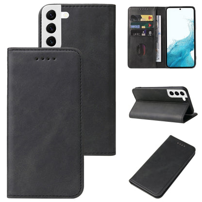 Calf Texture Magnetic Flip Leather Phone Case