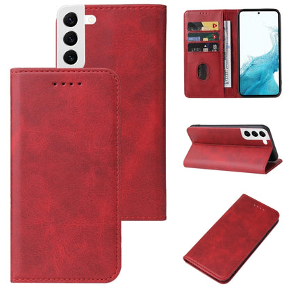 Calf Texture Magnetic Flip Leather Phone Case