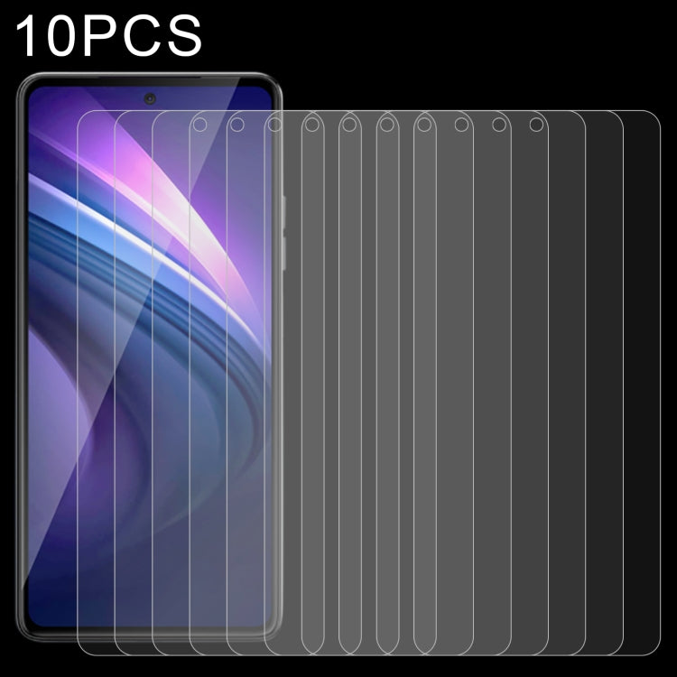 10 PCS 0.26mm 9H 2.5D Tempered Glass Film