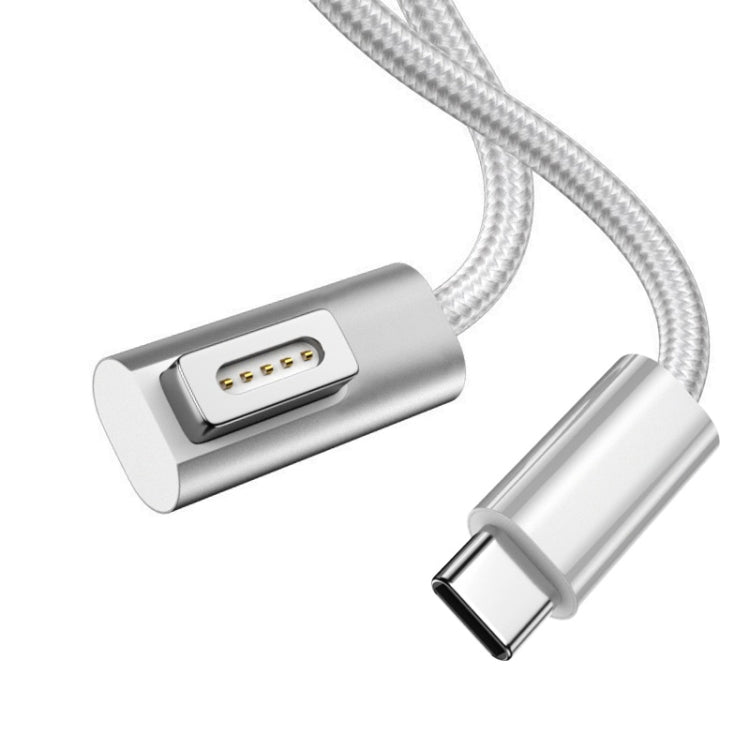 100W 5 Pin MagSafe 2 (T-shaped) to USB-C / Type-C PD Charging Cable, Cable Length: 1.8m